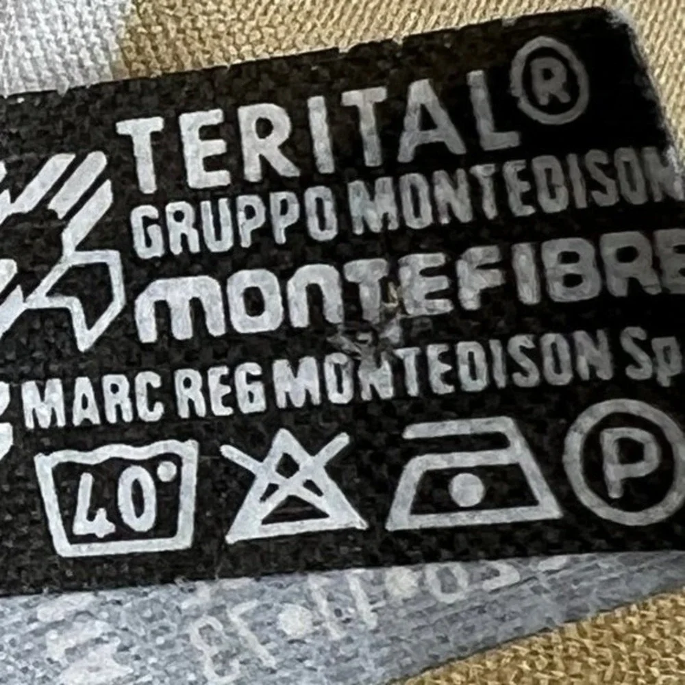 Vintage Terital Gruppo‎ Italian Scarf Beige Brown Rose Floral Pattern